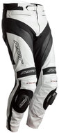 RST Men's leather trousers TRACTECH EVO 4 CE / JN 2358, white, sized 2.5 mm. M - Motorcycle Trousers