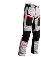 RST Men's textile trousers MAVERICK CE MENS / JN 2371, silver, size 5XL - Motorcycle Trousers