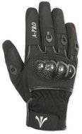 A-PRO PRESTIGE - černé textilní moto rukavice ,S - Motorcycle Gloves