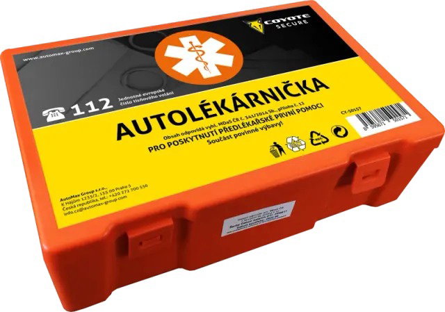 COYOTE SECURE műanyag autós elsősegélydoboz