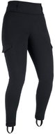 OXFORD extended trousers SUPER CARGO, women's leggings with Aramid lining, black, size 10 - Motorcycle Trousers