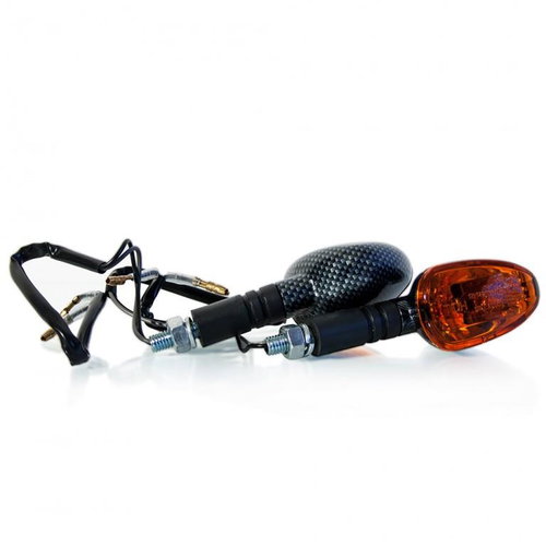 MOTION STUFF miniblinkers carbon - Motorbike Turn Signals - Main image