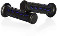 MOTION STUFF Advanced handles black/blue (popular crescent moon design) - Motorbike Grips