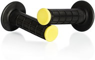MOTION STUFF motocross grips Advanced black/yellow (half-waffle) - Motorbike Grips