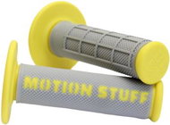 MOTION STUFF motocross grips supersoft grey/yellow - Motorbike Grips