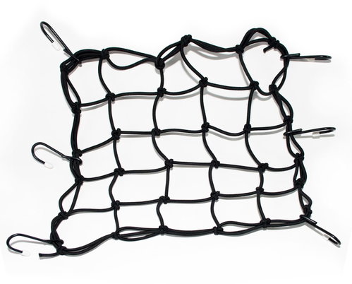 MOTION STUFF Luggage net (38x38cm) high quality black - Motorbike Net - Main image
