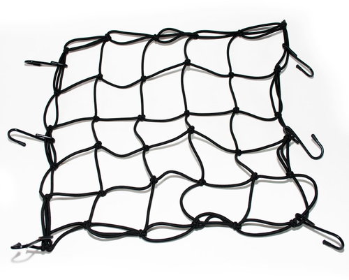 MOTION STUFF Luggage net (38x38cm) black - Motorbike Net - Main image
