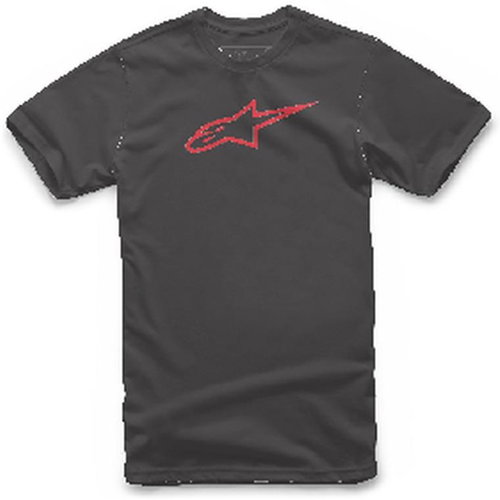 ALPINESTARS T-shirt AGELESS CLASSIC TEE short sleeve, black/red, size 3XL - T-Shirt - Main image