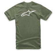 ALPINESTARS T-shirt AGELESS short sleeves, green/white, sized 3.5 mm, w/w M - T-Shirt