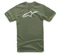 ALPINESTARS T-shirt AGELESS short sleeves, green/white, sized 3.5 mm, w/w S - T-Shirt