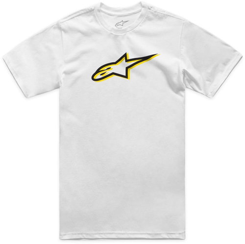 ALPINESTARS T-shirt AGELESS SHADOW CSF, white/black, size 4.5 mm, w/r. L - T-Shirt - Main image