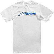 ALPINESTARS T-shirt BLAZE 2.0 CSF, white/blue, sizing: white/blue S - T-Shirt