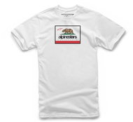 ALPINESTARS T-shirt CALI 2.0 TEE, white, sized 2. L - T-Shirt