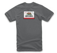 ALPINESTARS T-shirt CALI 2.0 TEE, dark grey, sized 2.0. L - T-Shirt