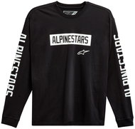 ALPINESTARS T-shirt FACE OFF TEE, black/white, size 4.5 mm, w/r. S - T-Shirt