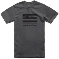 ALPINESTARS T-shirt FLAG CSF, grey/black, size 4.5 mm, w/r. S - T-Shirt
