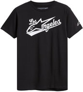 ALPINESTARS T-shirt LOS ANGELES TEE, black, size 2XL - T-Shirt