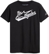 ALPINESTARS T-shirt LOS ANGELES TEE, black, size 4.5 mm, waist size. XL - T-Shirt