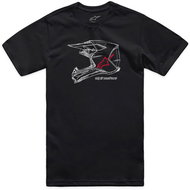 ALPINESTARS T-shirt MX HELMET CSF, black, size 4.5 mm, w/r. M - T-Shirt