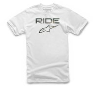 ALPINESTARS T-shirt RIDE 2.0 CAMO, white/camo, size 2.0. M - T-Shirt