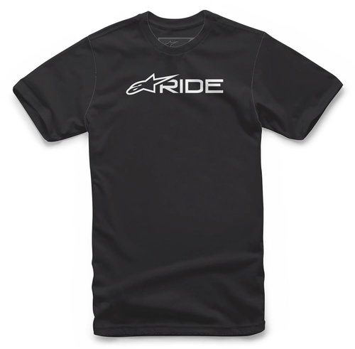 ALPINESTARS T-shirt RIDE 3.0, black/white, size 4.0, w/w. S - T-Shirt - Main image