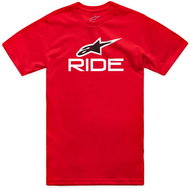 ALPINESTARS T-shirt RIDE 4.0 CSF, red/white/black, size 4.0, w/r. S - T-Shirt