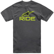 ALPINESTARS T-shirt RIDE 4.0 CSF, grey/yellow/black, size 4.0, w/r. L - T-Shirt