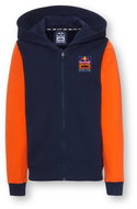 KTM RED BULL hoodie APEX, children, blue, orange, size 128 - Sweatshirt