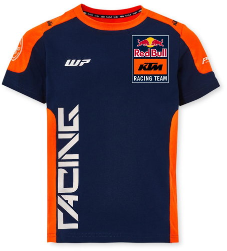 KTM RED BULL TEAM T-shirt, children, blue, orange, size 164 - T-Shirt - Main image