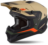 CASSIDA Helmet Cross Cup 2 Napa sand/green/orange/black matt 2025, size 2XL - Motorbike Helmet