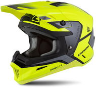 CASSIDA přilba Cross Cup 2 Napa žlutá fluo/černá/šedá perleť 2025, vel. S - Helma na motorku