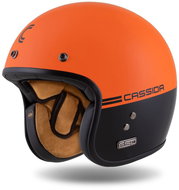 CASSIDA helmet Ace Super Hooligan black/orange pearl 2025, size 2025, sized 1.5 mm. XS - Motorbike Helmet