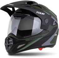 CASSIDA Helmet Tour 2,0 X-tra green matt/grey/black 2025, size 2.0 X-tra. M - Motorbike Helmet