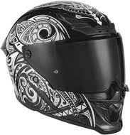 NOX EXKLUSIV Helmet GOLIATH MAORI 2025 black matt, white, size 2.5 mm, w. XS - Motorbike Helmet
