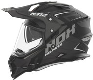 NOX Helmet N312 Vapor 2025 black matt, grey, size 5.5 mm, w/o helmet. S - Motorbike Helmet