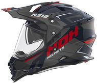 NOX přilba N312 Vapor 2025 černá,modrá,červená - Helma na motorku