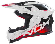 NOX helmet N634 2025 white, black, red, size 2.5 mm S - Motorbike Helmet