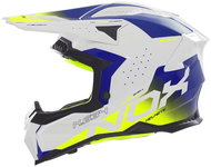 NOX helmet N634 2025 white, blue, yellow fluo, size 2.5 mm. S - Motorbike Helmet