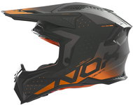 NOX Helmet N634 2025 black matt, orange, size 2XL - Motorbike Helmet