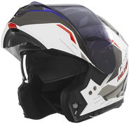 NOX přilba N968 Ultra 2025 bílá,šedá - Helma na motorku