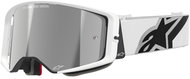 ALPINESTARS goggles SUPERTECH CORP 2025, white, mirrored silver plexi - Motorcycle Glasses