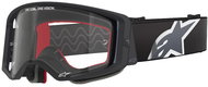 ALPINESTARS brýle SUPERTECH CORP 2025, černá/šedá, čiré plexi - Motorcycle Glasses