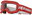 Red, clear plexi