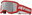 Red, mirrored silver plexi