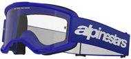 ALPINESTARS brýle VISION 3 WORDMARK 2025, modrá, čiré plexi - Brýle na motorku