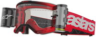 ALPINESTARS brýle VISION 5 BLAZE ROLL-OFF WIDE VISION 2025, červená, čiré plexi - Brýle na motorku