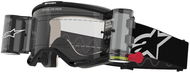 ALPINESTARS brýle VISION 5 CORP ROLL-OFF WIDE VISION 2025, černá, čiré plexi - Brýle na motorku