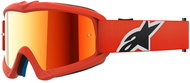 ALPINESTARS brýle VISION YOUTH CORP, dětské 2025, oranžová, zrcadlové červené plexi - Motorcycle Glasses