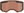 For VISION 8/5/3 glasses, double antifog orange brown afterburn
