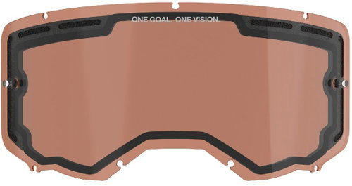 ALPINESTARS plexi for VISION 8/5/3 glasses, double antifog orange brown afterburn - Motorcycle Goggle Accessories - Main image